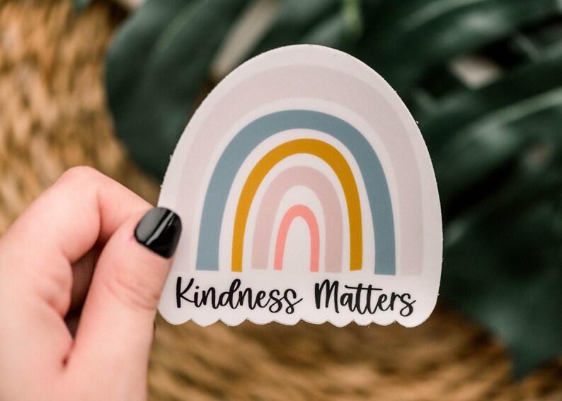 Kindness Rainbow Sticker